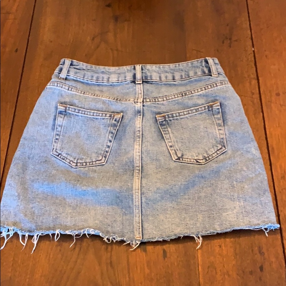 Top Shop MOTO Denim Skirt